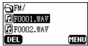 TRANSCEND TS1GMP612 - Effacer des fichiers mp3/wma/wav - 7