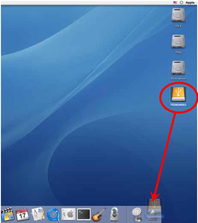 TRANSCEND TS20GPB - Utilisation du PhotoBank sous Mac OS - 1