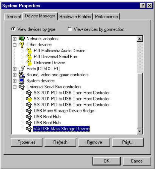 TRANSCEND TS20GPB - Installation du pilote sous Windows 98/98SE - 3
