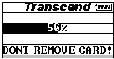 TRANSCEND TS20GPB - Effacement d'une carte mémoire. - 5