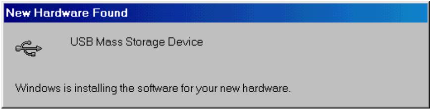 TRANSCEND TS20GPB - Installation du pilote sous Windows 98/98SE - 2