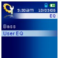 TRANSCEND TS4GMP820 - Personnalisation utilisateur EQ - 1