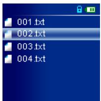 TRANSCEND TS4GMP820 - Le fichier mode navigateur - 1