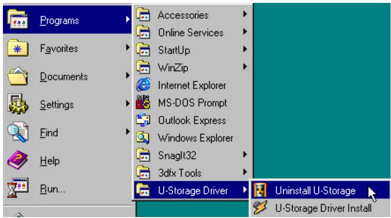 TRANSCEND TS512MJF2B - Déinstaller le Pilote sous Win98 - 1