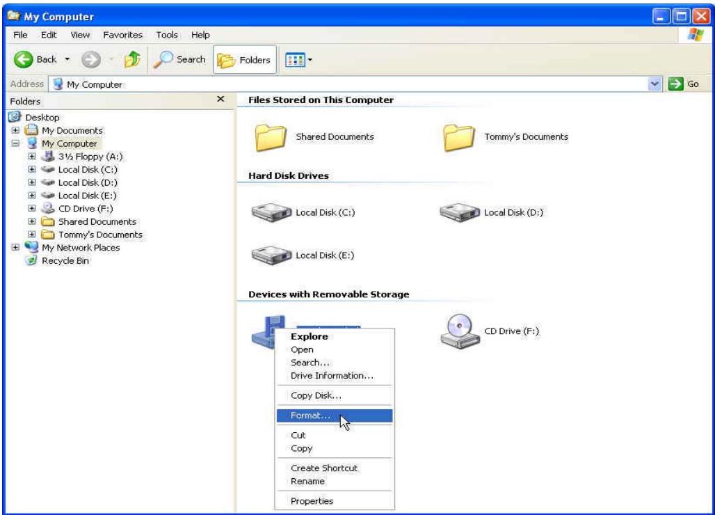 TRANSCEND TS512MJF2B - Fonction Demarrage pour Windows XP - 1