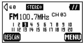 TRANSCEND TS512MMP612 - Sélectionner une Station Pré- Enregistrée - 4