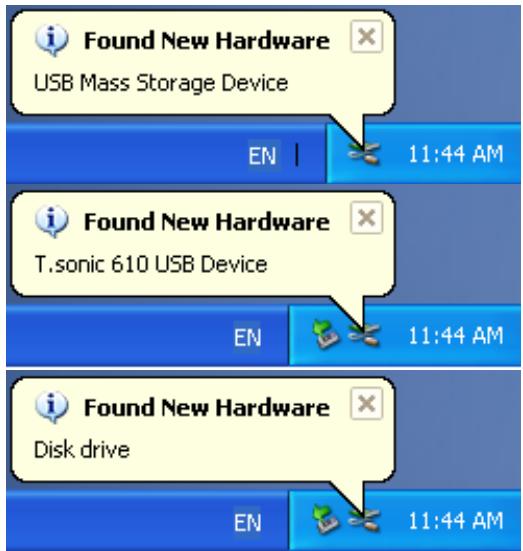 TRANSCEND TS512MMP612 - Récupération de T.sonic sous Windows Me, 2000, et XP - 3