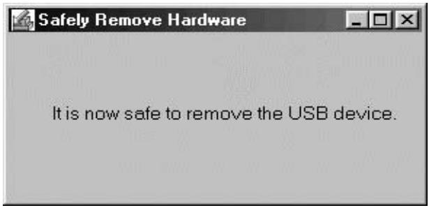 TRANSCEND TS80GHDC2 - Retirer le disque dur portable sous windows 98SE - 3