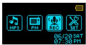 TRANSCEND MP320 - Lire les enregistrements - 1