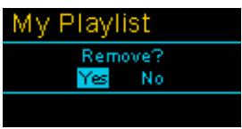 TRANSCEND MP320 - Retirer une chanson de la liste (my playlist) - 4