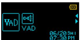 TRANSCEND MP320 - VAD (détection d'activation de voix) - 2