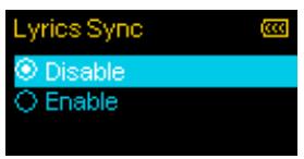 TRANSCEND MP320 - Synchronisation des paroles - 2