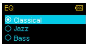 TRANSCEND MP320 - Mode égaliseur (EQ) - 4