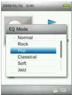 TRANSCEND MP870 - Mode Egaliseur (EQ) - 2