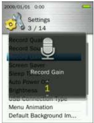 TRANSCEND MP870 - Volume d'enregistrement - 2