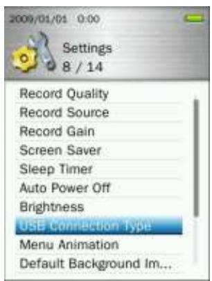 TRANSCEND MP870 - Type de connexion USB - 3