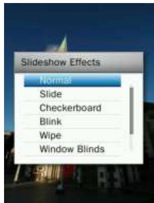 TRANSCEND MP870 - Effets de diaporama - 2