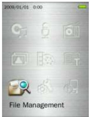 TRANSCEND MP870 - Parcourir la mémoire interne ou la carte microSD - 1