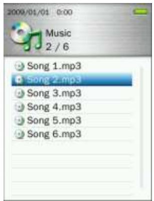 TRANSCEND MP870 - Retirer une chanson de ma liste - 3