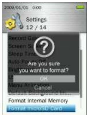TRANSCEND MP870 - Formatage de la carte microSD - 2