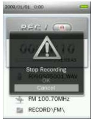 TRANSCEND MP870 - Enregister la Radio - 4