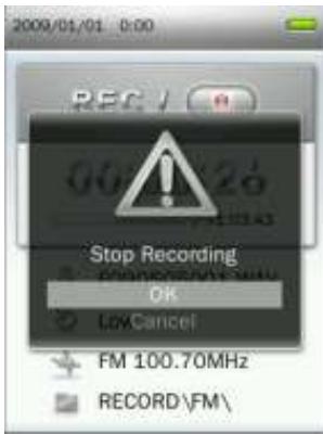 TRANSCEND MP870 - Enregister la Radio - 3