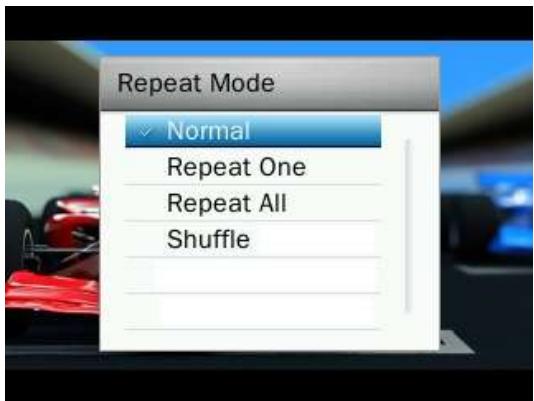 TRANSCEND MP870 - Mode Repétition - 2