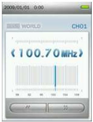 TRANSCEND MP870 - Choisir une station - 3