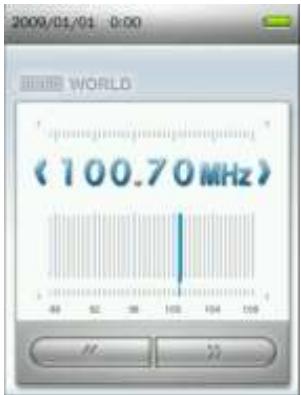 TRANSCEND MP870 - Sauvegarder une station - 1