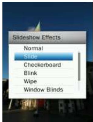 TRANSCEND MP870 - Effets de diaporama - 3