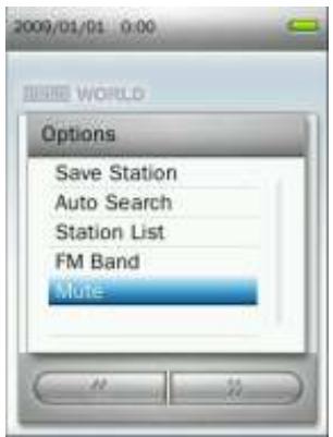 TRANSCEND MP870 - Mode Muet - 1