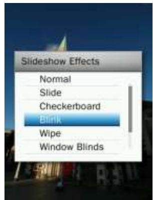 TRANSCEND MP870 - Effets de diaporama - 5