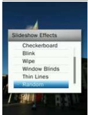 TRANSCEND MP870 - Effets de diaporama - 9