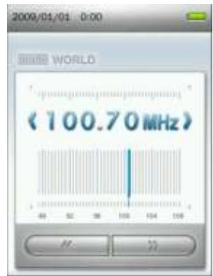 TRANSCEND MP870 - Ecouter la Radio - 3