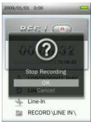 TRANSCEND MP870 - Enregistrements Line-in - 3