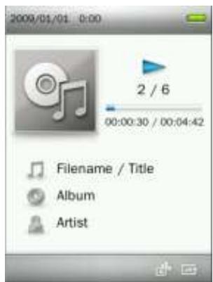 TRANSCEND MP870 - Lire des fichiers - 3