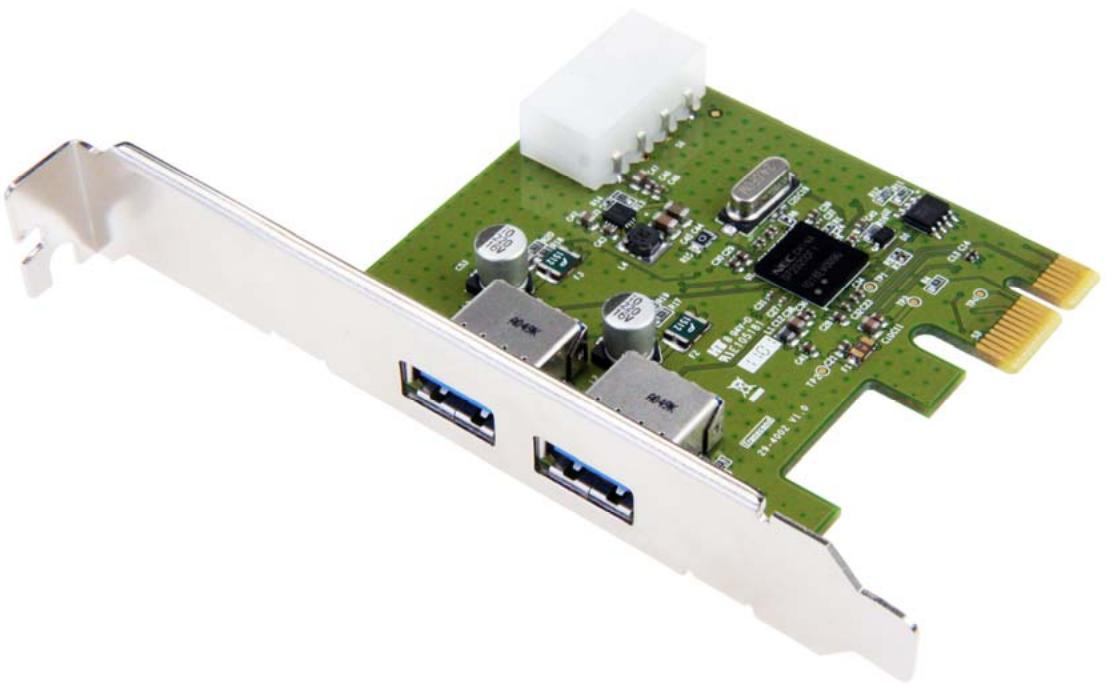 TRANSCEND PDU3 USB3.0 EXPANSION CARD - Carte d'expansion USB 3.0 - 1