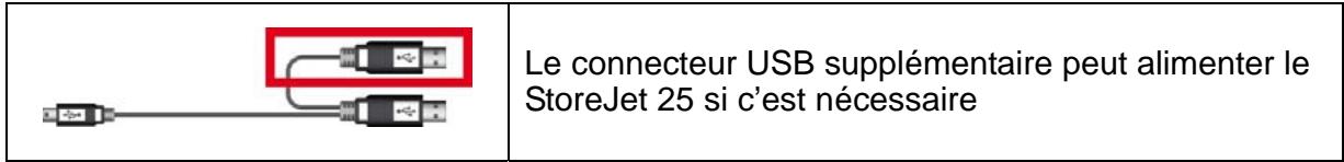 TRANSCEND STOREJET 25D2 - L'OS ne reconnaît pas le StoreJet 25 - 1