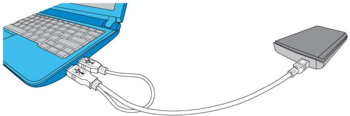 TRANSCEND STOREJET 25D2 - Connexion à un ordinateur - 2