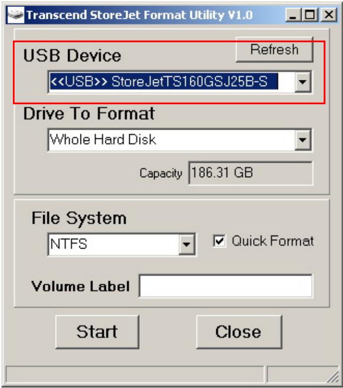 TRANSCEND STOREJET 25D3 - Windows 7/Vista - 3