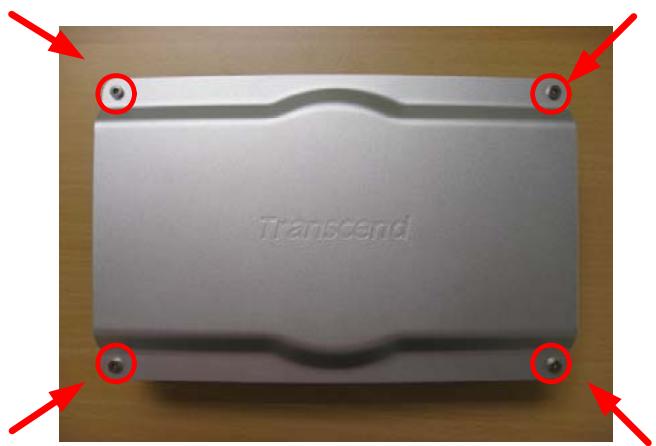 TRANSCEND STOREJET 35U - Installer un disque dur - 4