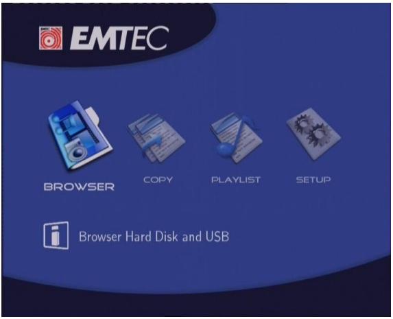 EMTEC HDD MOVIE CUBE Q100 - Côté gauche - 2