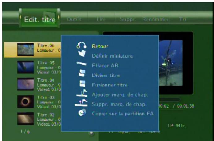EMTEC HDD MOVIE CUBE R700 - Modification d'une video - 1
