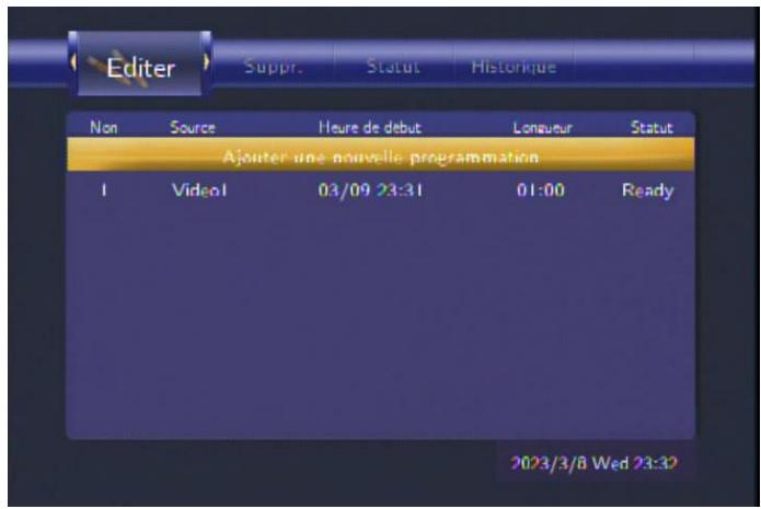 EMTEC HDD MOVIE CUBE R700 - Modification de Programme - 1