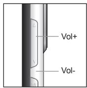 EMTEC LECTEUR MP4 C220 - Ajuster le volume - 1