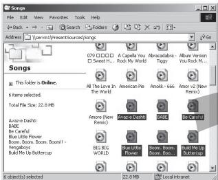 EMTEC LECTEUR MP4 C220 - TRANSFERT DE FICHIERS - 1