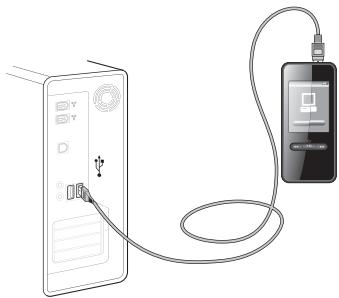 EMTEC LECTEUR MP4 C220 - Connector C220 au PC - 1