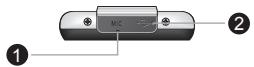 EMTEC LECTEUR MP4 C220 - EMPLACEMENT DES COMMANDES ET DES TOUCHES - 1