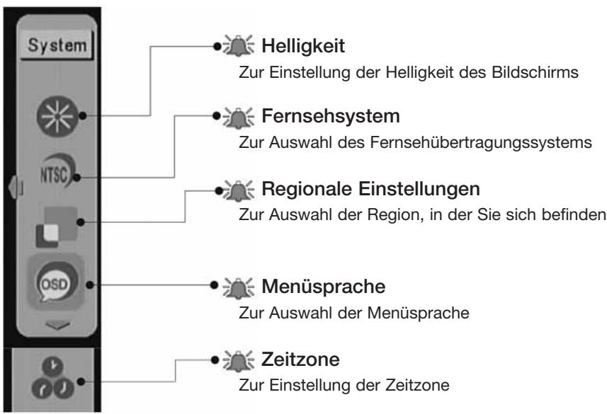 EMTEC TL TNT S855 - SYSTEMMENÜ - 1