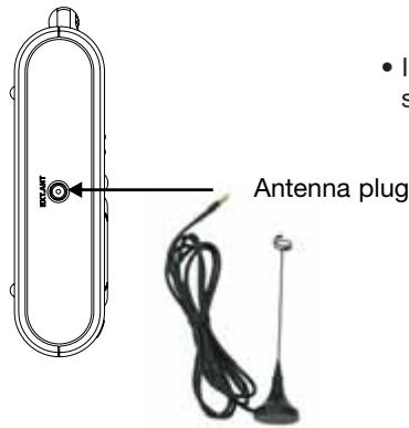 EMTEC TL TNT S860 - Connecting to the external antenna - 1
